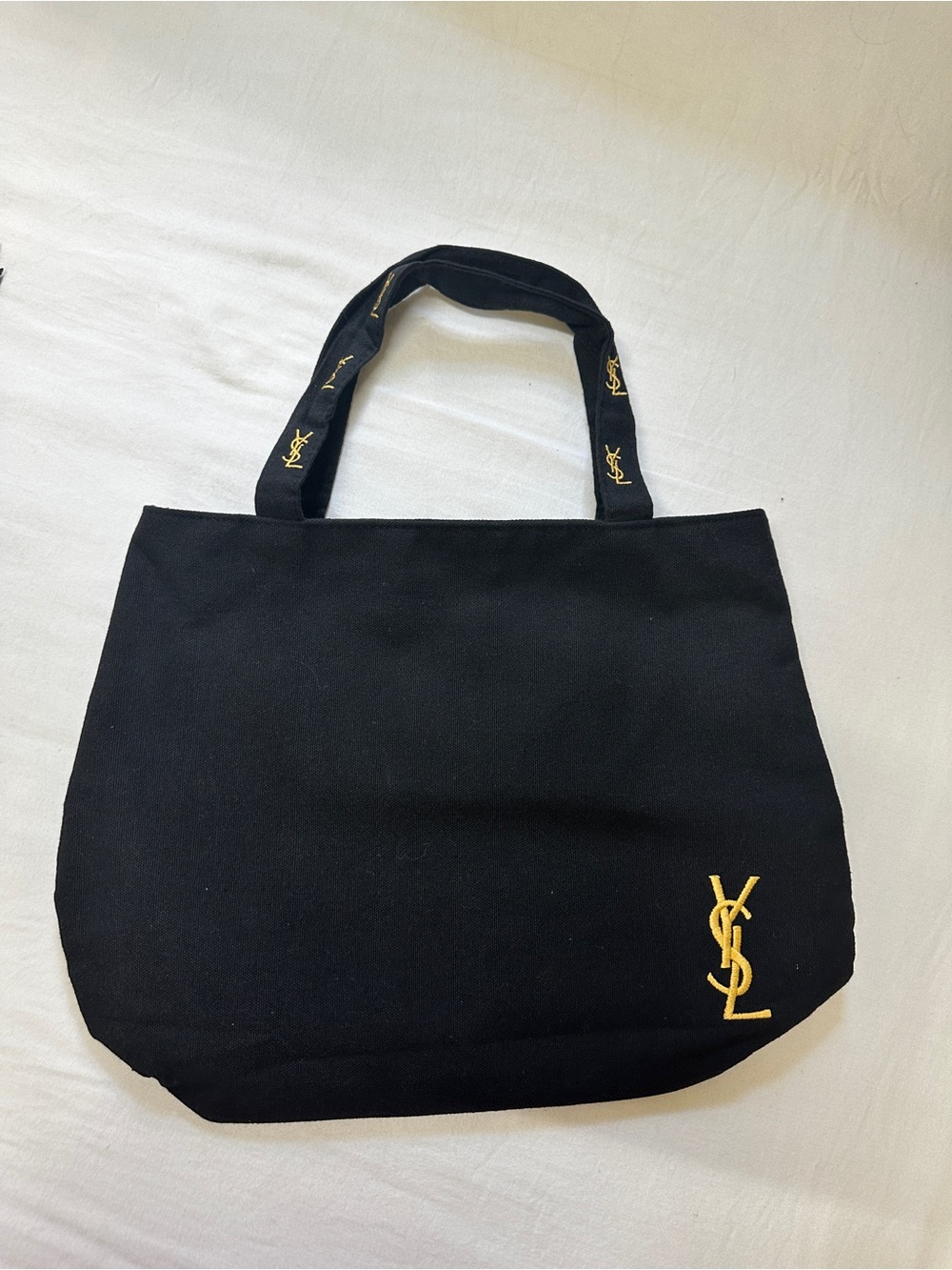 Black Canvas Tote